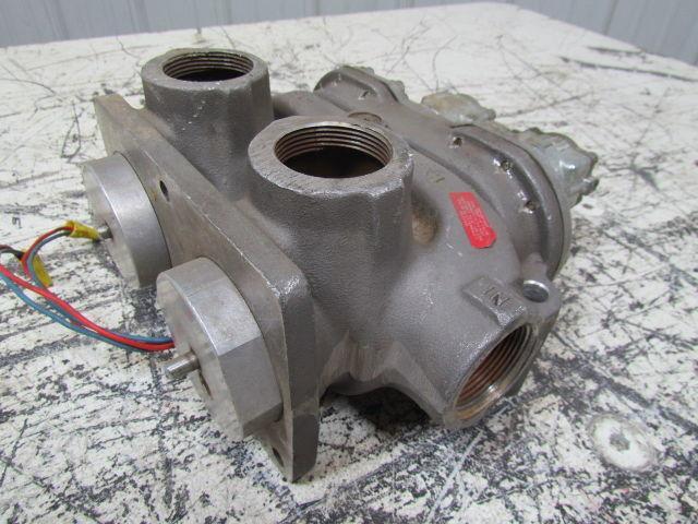 Shrader N48597106538 Pilot Operated 4 Way Air Valve 1-1/2 Ports 120/110VAC