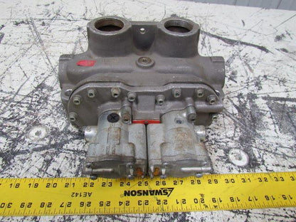 Shrader N48597106538 Pilot Operated 4 Way Air Valve 1-1/2 Ports 120/110VAC