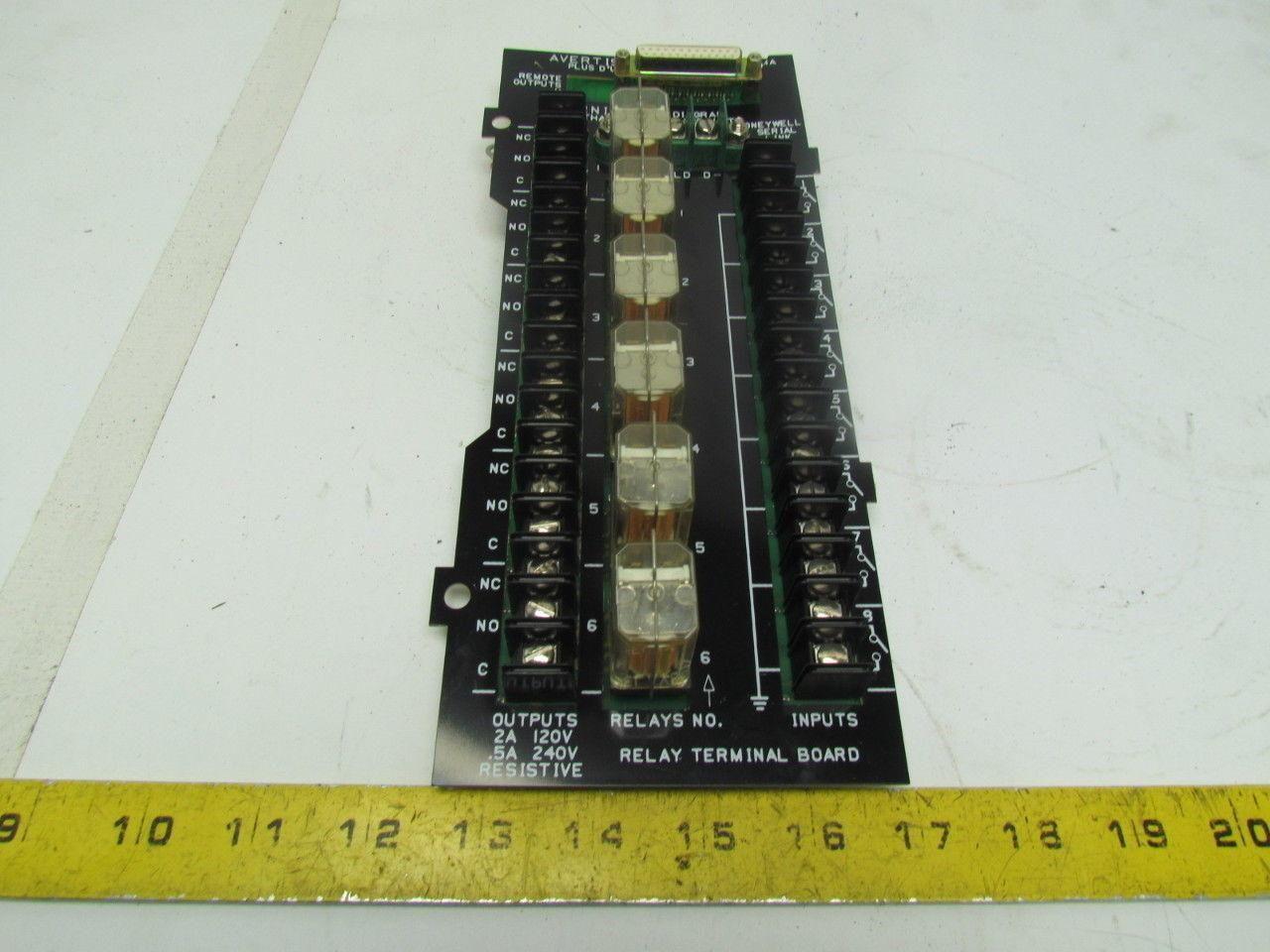 Honeywell 30754572-001 Relay Terminal Board 2A 120V .5Amp 240V For DPR 1500