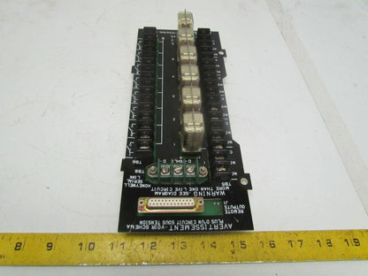 Honeywell 30754572-001 Relay Terminal Board 2A 120V .5Amp 240V For DPR 1500