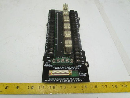 Honeywell 30754572-001 Relay Terminal Board 2A 120V .5Amp 240V For DPR 1500