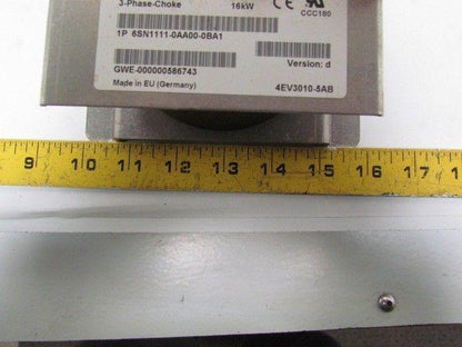 Siemens 6SN1111-0AA00-0BA1 3-Phase-Choke 16KW Version D