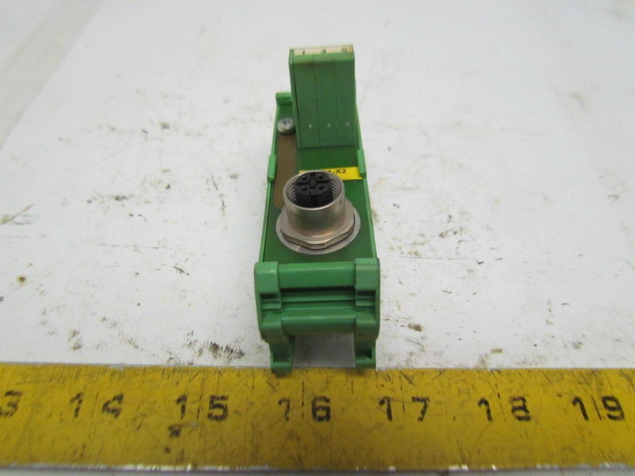 Phoenix FLKM-M12/B/5P/SO514-2296155 Varioface Module w/Spring-Cage Block