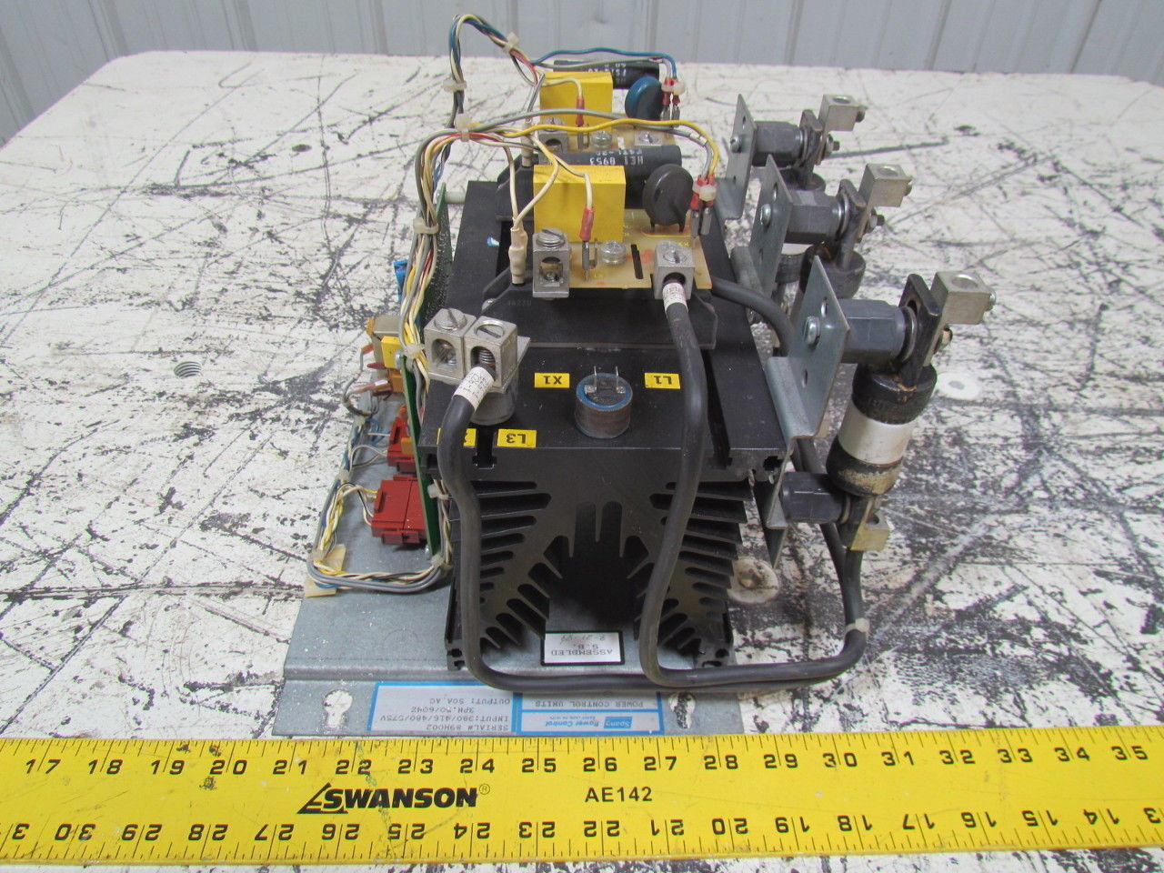 Spang 654-575-50 Synchronous Definite Purpose 3PH SCR Power Control Unit