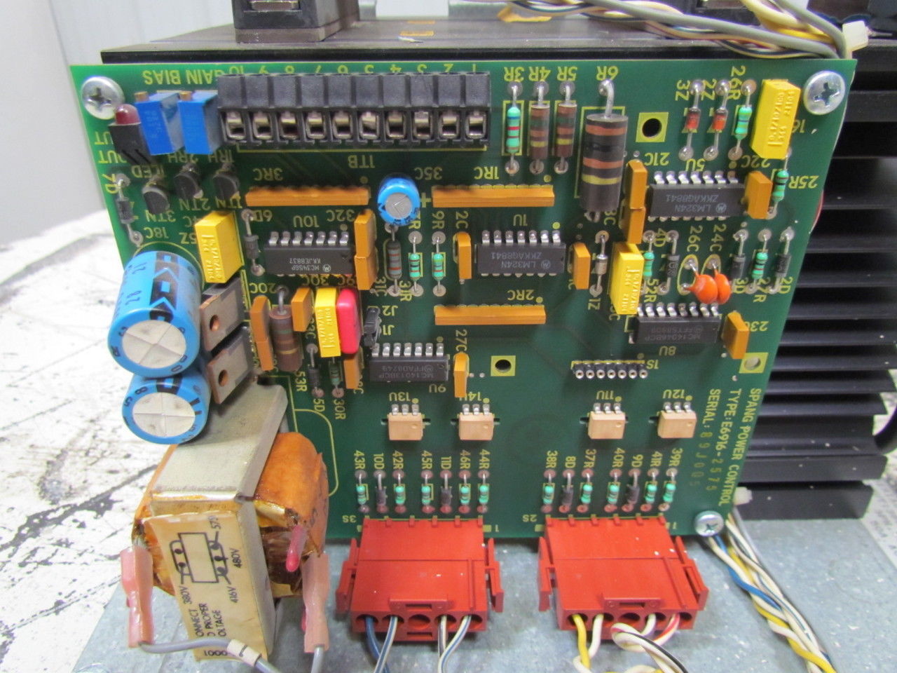 Spang 654-575-50 Synchronous Definite Purpose 3PH SCR Power Control Unit