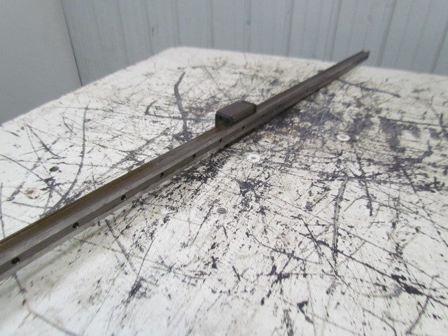 Rexroth 1621-32X-10 Star 35 63" Linear Guide Rail W/1 Bearing Block