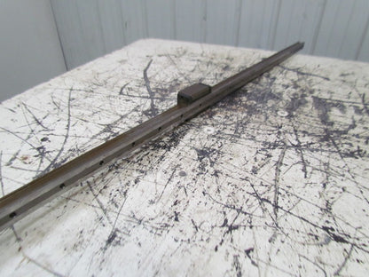 Rexroth 1621-32X-10 Star 35 63" Linear Guide Rail W/1 Bearing Block