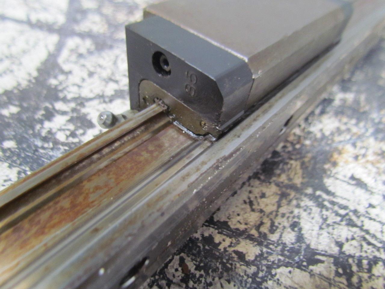 Rexroth 1621-32X-10 Star 35 63" Linear Guide Rail W/1 Bearing Block