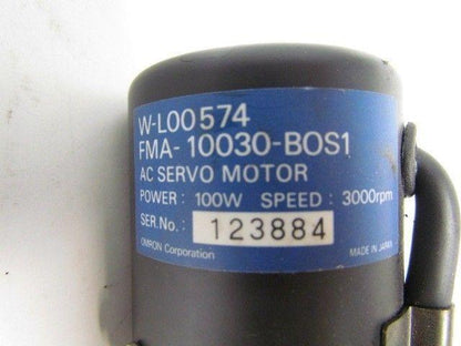 Omron FMA-10030-BOS1 W-L00574 AC Servo Motor From Miller MRV2 Welding Robot