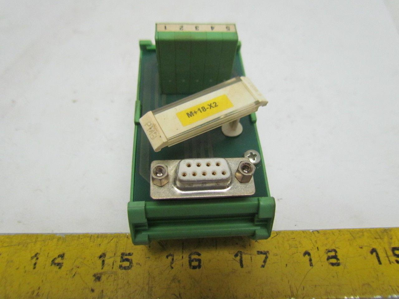 Phoenix Contact FLKMS-D9SUB/B/ZFKKDSPE Interface Module W/Spring-Cage Connection