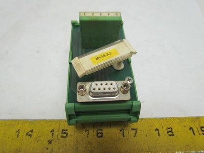 Phoenix Contact FLKMS-D9SUB/B/ZFKKDSPE Interface Module W/Spring-Cage Connection