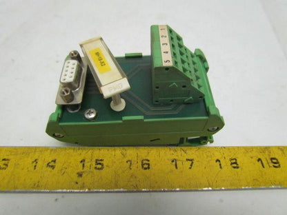 Phoenix Contact FLKMS-D9SUB/B/ZFKKDSPE Interface Module W/Spring-Cage Connection