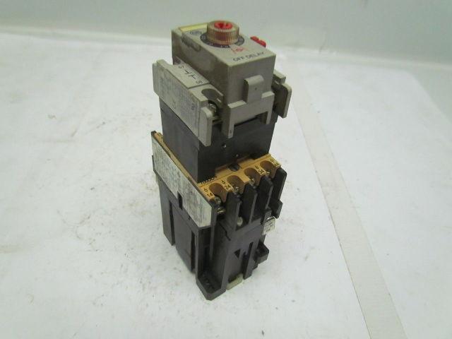 Allen Bradley 700DC-F400 Contactor Relay 600V 10A 24VDC w/196-FTB Delay Timer