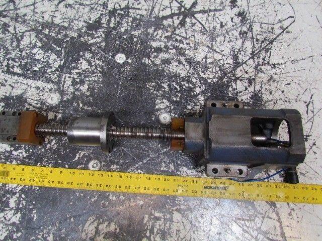 Mori Seiki CL203 Ballscrew & Nut W/Bearings W/Servo Housing CNC Lathe