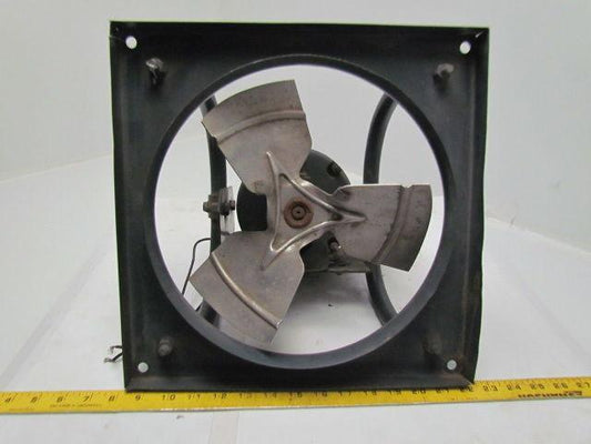 GE General Electric 5KH33GG 293E 1/6HP Industrial Machine Wall Fan 230V 14"X14"