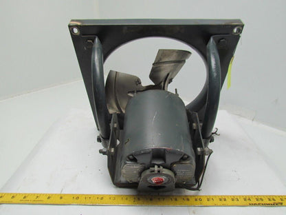 GE General Electric 5KH33GG 293E 1/6HP Industrial Machine Wall Fan 230V 14"X14"