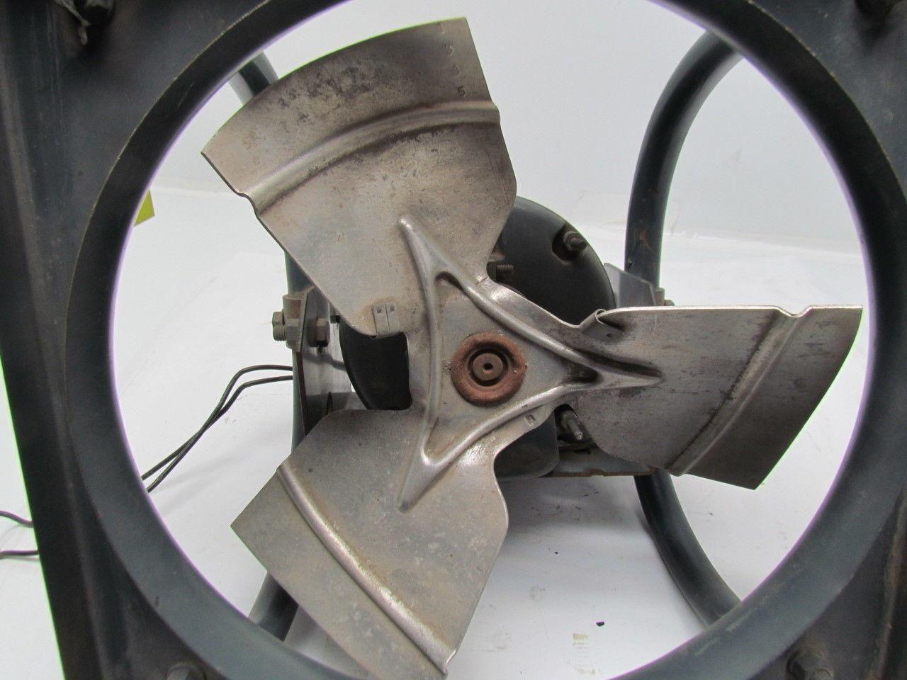 GE General Electric 5KH33GG 293E 1/6HP Industrial Machine Wall Fan 230V 14"X14"