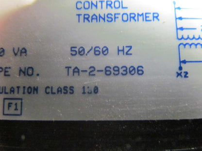 Acme TA-2-69306 Control Transformer 750V 1Ph Open 208/230/460V Pri 115V Sec