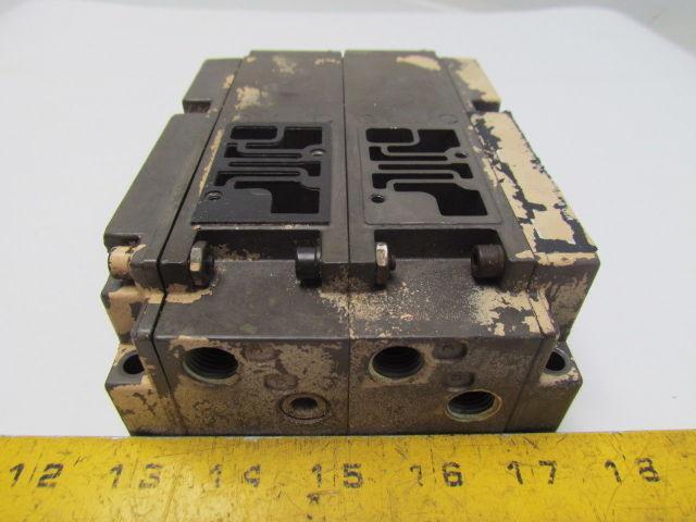 Numatics Flexiblok 2 Manifold Blocks w/End Caps Mark 8 Series 1/4"NPTF