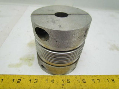 R+W BKL150S Bellows Coupling w/Clamping Hub Bore 19MMX25MM 94MM Overall Length