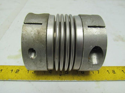 R+W BKL150S Bellows Coupling w/Clamping Hub Bore 19MMX25MM 94MM Overall Length