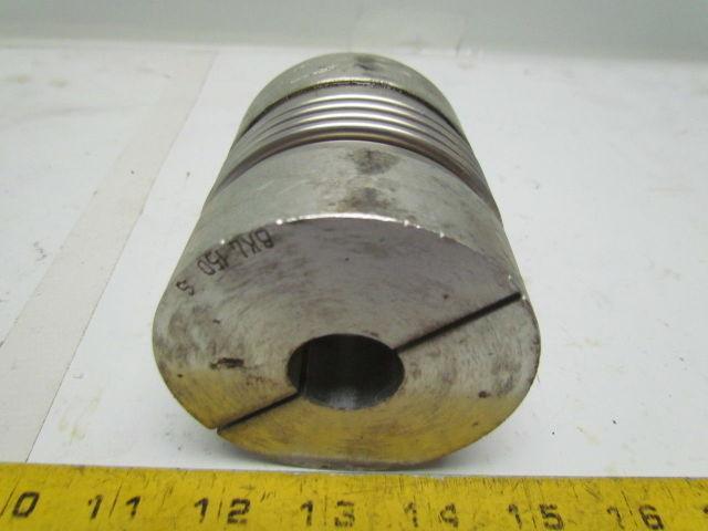 R+W BKL150S Bellows Coupling w/Clamping Hub Bore 19MMX25MM 94MM Overall Length