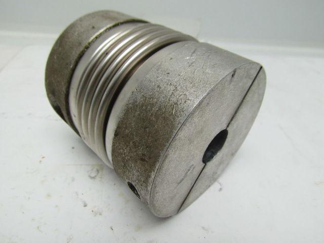 R+W BKL150S Bellows Coupling w/Clamping Hub Bore 19MMX25MM 94MM Overall Length