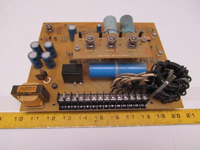Spang Power Control E6393 30 Current UnbalanceDetector
