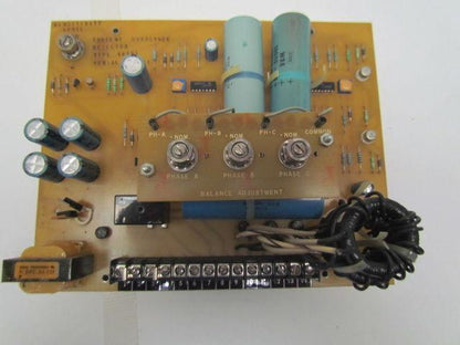 Spang Power Control E6393 30 Current UnbalanceDetector