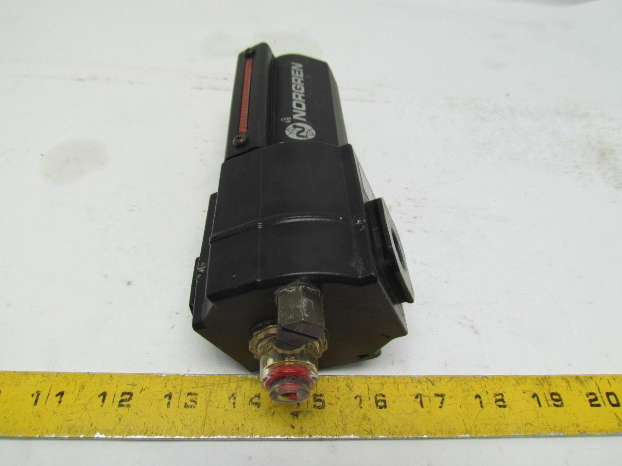 Norgren Excelon L74M-3AP-QDN Micro-Fog Inline Pneumatic Lubricator 3/8NPTF Ports