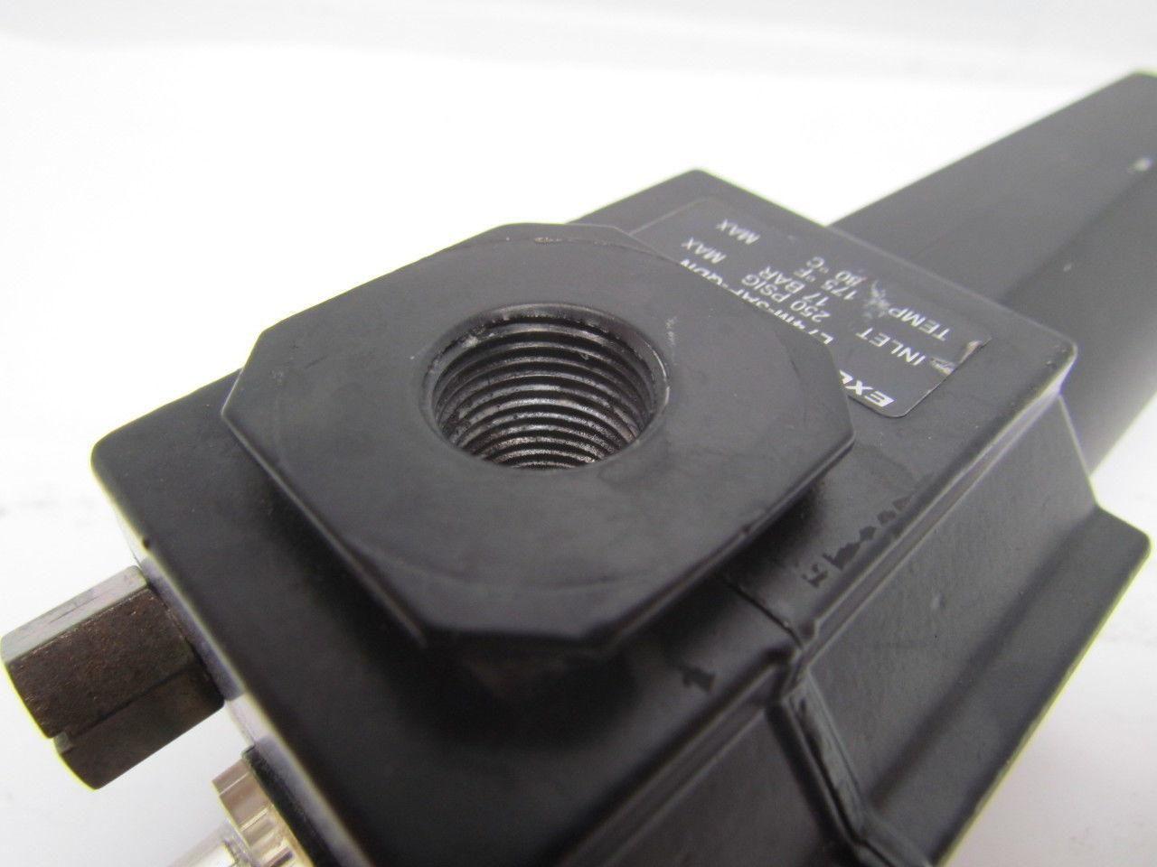 Norgren Excelon L74M-3AP-QDN Micro-Fog Inline Pneumatic Lubricator 3/8NPTF Ports