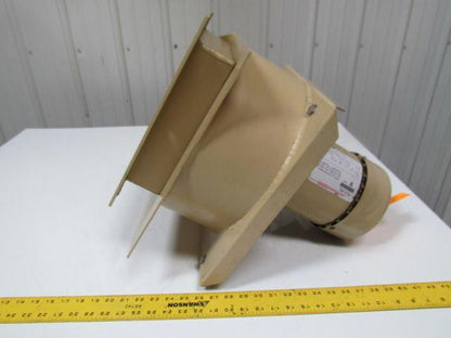 Exhaust Blower Fan W/Damper Forward Curve 1HP Motor 3PH 3450RPM 200-230/460V