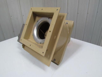 Exhaust Blower Fan W/Damper Forward Curve 1HP Motor 3PH 3450RPM 200-230/460V