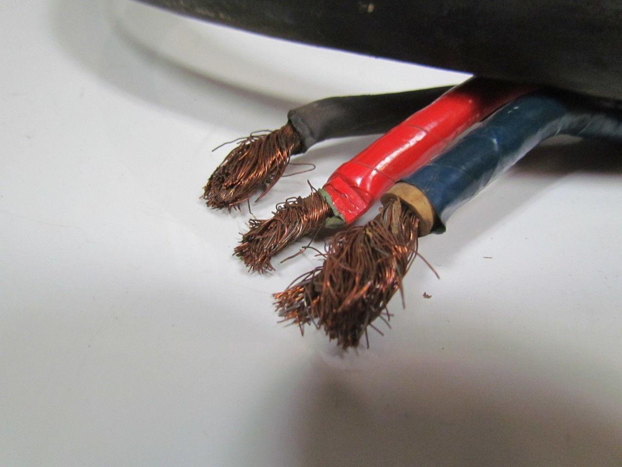 Carol Portable 7.5' Power Cable 4/3 Type W 600V/2000V Sunlight & Water Resistant