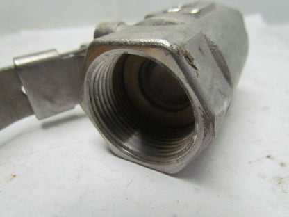 Milvaco Stainless Ball Valve 1-1/4" NPT Double Reduced Port Firesafe 2000 PSI