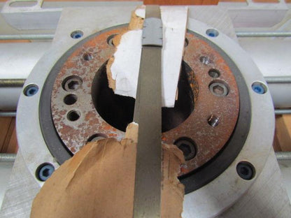 1EX7EB01 Large Pneumatic Rack & Pinion Rotary Actuator 4" Bore 45Deg Rotation