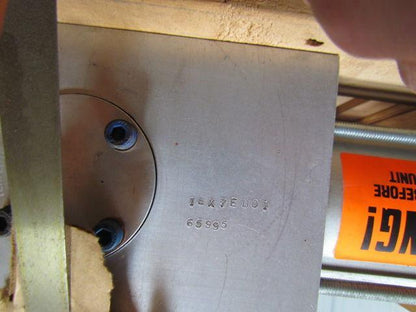 1EX7EB01 Large Pneumatic Rack & Pinion Rotary Actuator 4" Bore 45Deg Rotation