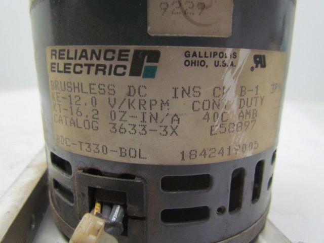 Reliance Electric 3633-3X Brushless DC W/Ribbed Pulley