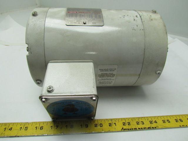 Leeson C6T34VC2H Washdown Electric Motor 1HP 230/460V 3PH 3450RPM 56C
