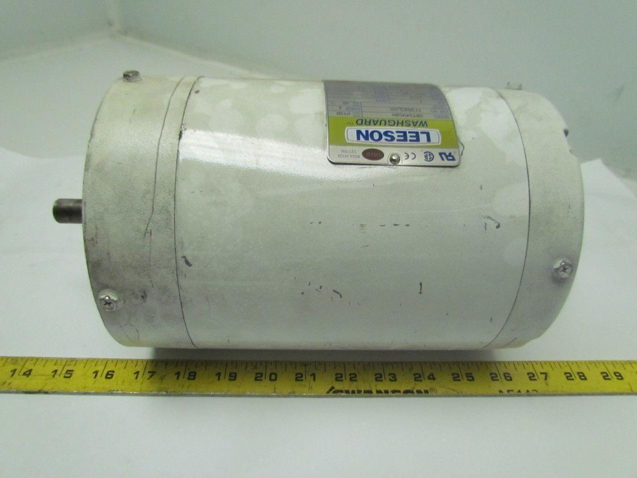 Leeson C6T34VC2H Washdown Electric Motor 1HP 230/460V 3PH 3450RPM 56C