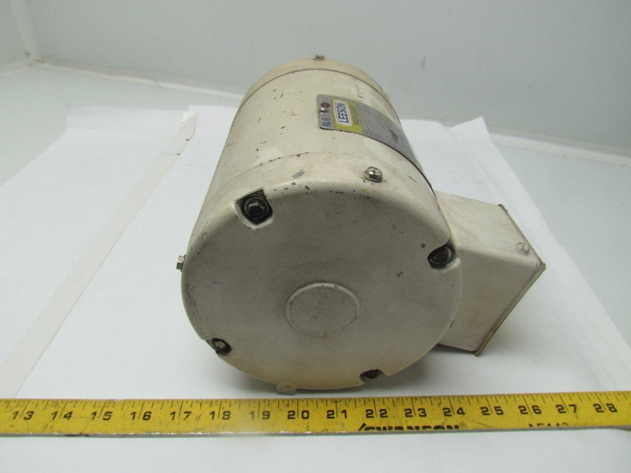 Leeson C6T34VC2H Washdown Electric Motor 1HP 230/460V 3PH 3450RPM 56C