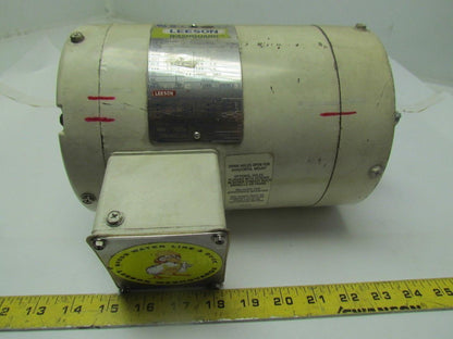 Leeson C6T34VC2H Washdown Electric Motor 1HP 230/460V 3PH 3450RPM 56C
