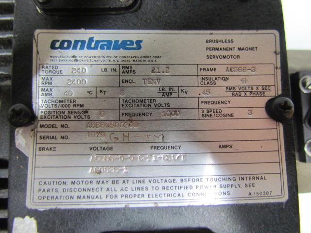 Contraves A566N500308 Vintage Brushless Permanent Magnet Servomotor