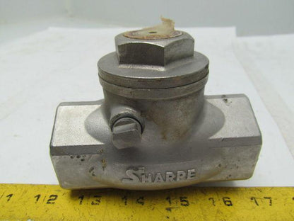 Sharpe 316 Stainless Swing Gate Check Valve 200PSI Water Oil Gas 1-1/4" NPT