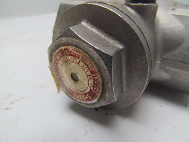 Sharpe 316 Stainless Swing Gate Check Valve 200PSI Water Oil Gas 1-1/4" NPT
