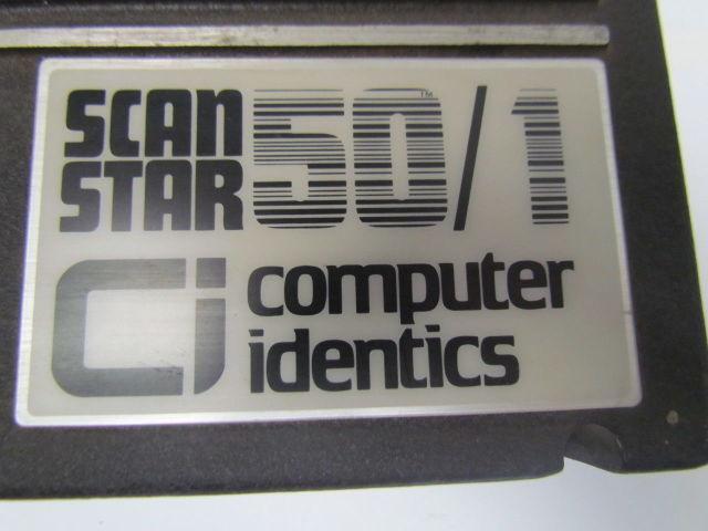 Computer Identics Scanstar 50/1 A1-62000-6 Laser Barcode Scanner 110VAC
