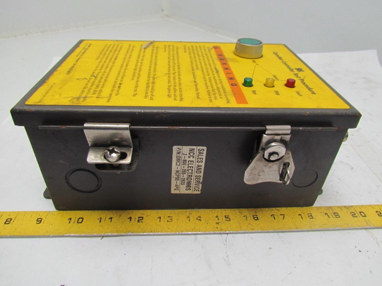 STI OMC-2-120-GM4 Optomat Controller Safety Light Curtain w/4-Mat Connector