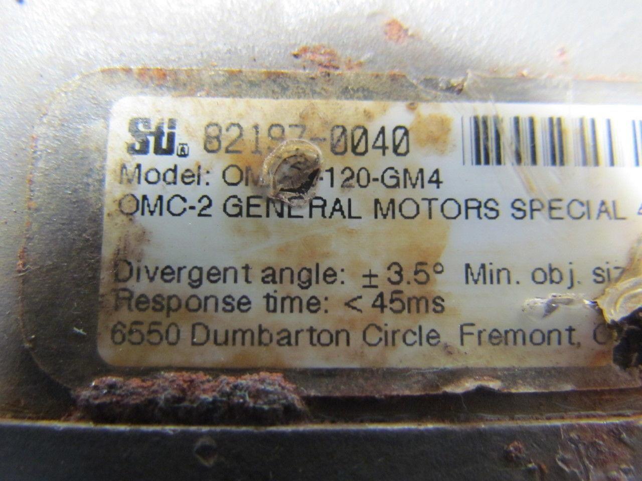 STI OMC-2-120-GM4 Optomat Controller Safety Light Curtain w/4-Mat Connector