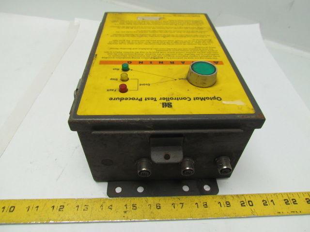 STI OMC-2-120-GM3 82197-0030 Safety Light Curtain Optomat Controller Control Box
