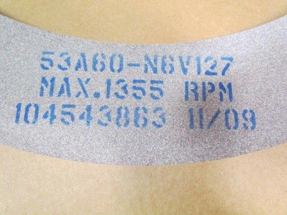Norton 53A60-N6V127 24"X.750"X18" Grinding Wheel Qty 5 Carton